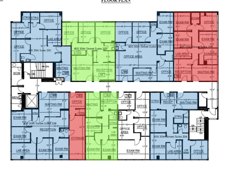 400 30th St, Oakland, CA à louer Plan d’étage– Image 1 sur 1