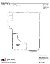 12300 S Shore Blvd, Wellington, FL à louer Plan d’étage– Image 1 sur 11
