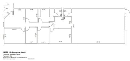 14200-14280 N 23rd Ave, Plymouth, MN à louer Plan d’étage– Image 1 sur 1