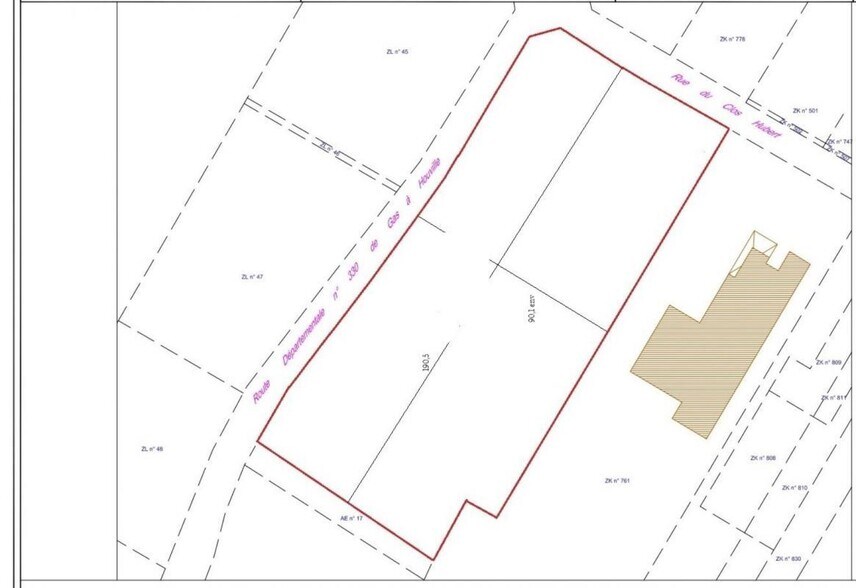Terrain dans Gallardon à vendre - Plan de site – Image 3 sur 4