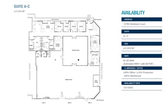12760 Danielson Ct, Poway, CA à louer Plan d’étage– Image 1 sur 1