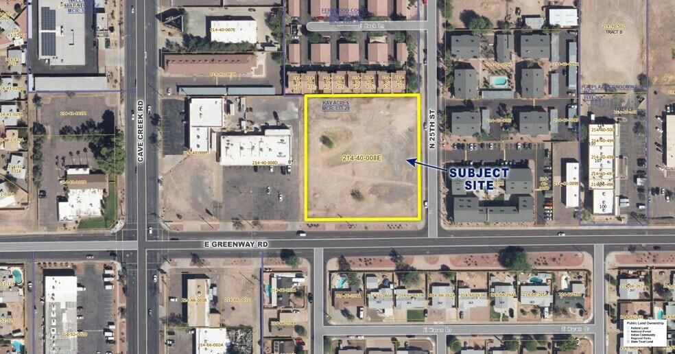 NWC 25th St & Greenway Rd, Phoenix, AZ à vendre - Aérien – Image 2 sur 7