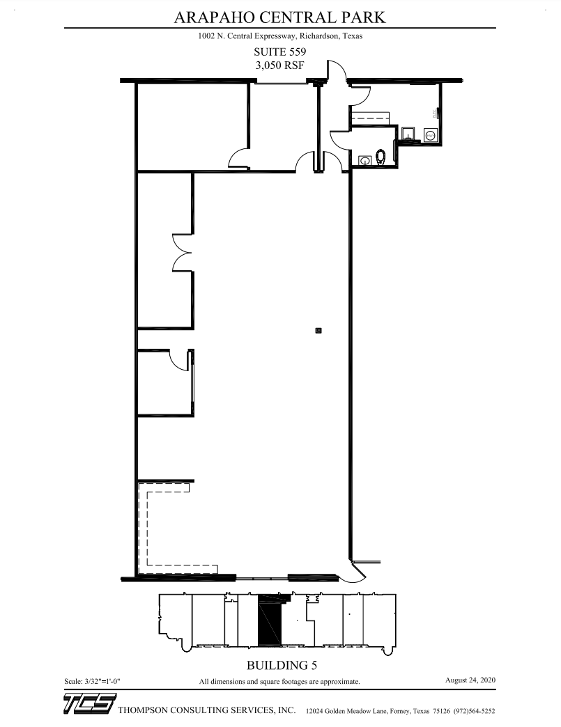 1002 N Central Expy, Richardson, TX à louer Plan d’étage– Image 1 sur 1