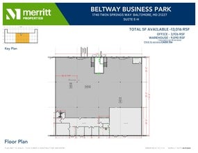 1730 Twin Springs Rd, Baltimore, MD à louer Plan d’étage– Image 1 sur 1