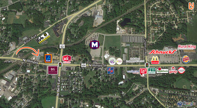 1604 N Illinois St, Swansea, IL - VUE AÉRIENNE  vue de carte
