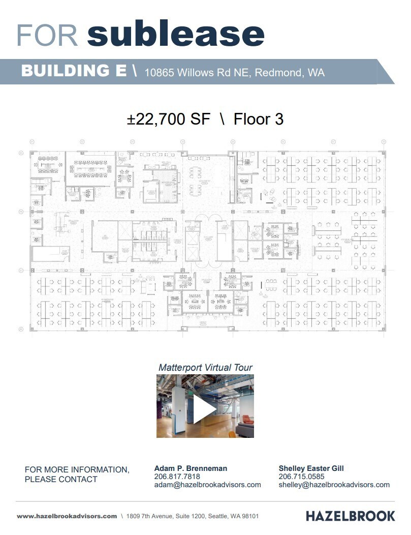 10865 Willows Rd NE, Redmond, WA à louer Plan d’étage– Image 1 sur 1