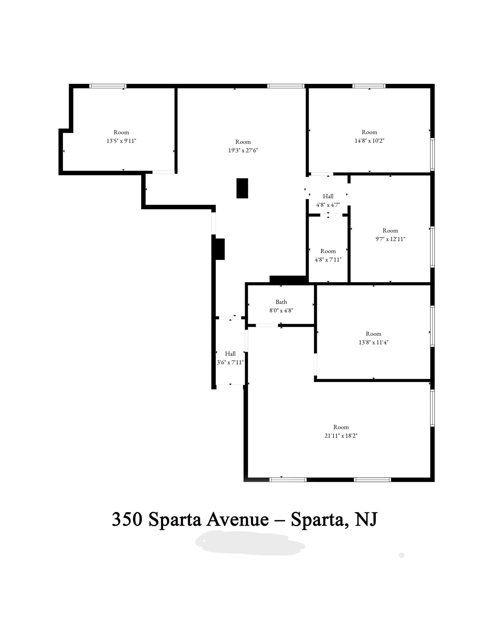 350 Sparta Ave, Sparta, NJ à louer Plan de site– Image 1 sur 1