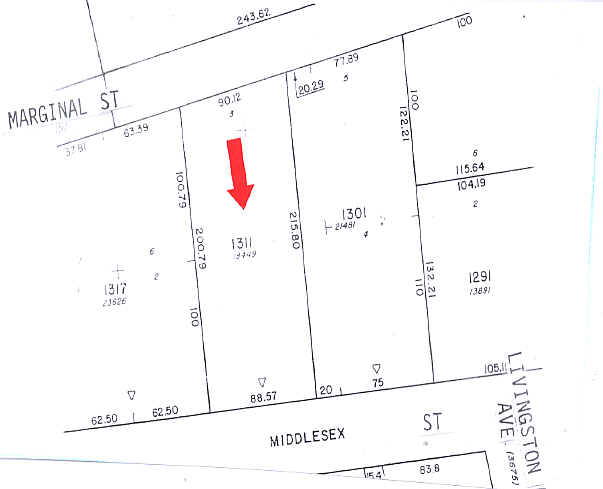 1311 Middlesex St, Lowell, MA à vendre - Plan cadastral – Image 2 sur 7