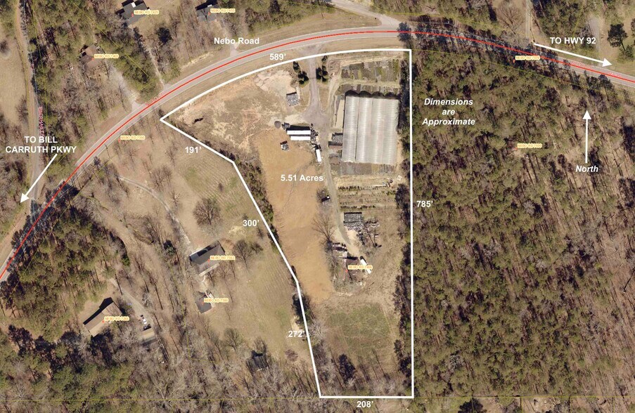 7498 Nebo Rd, Hiram, GA à vendre - Photo principale – Image 1 sur 15