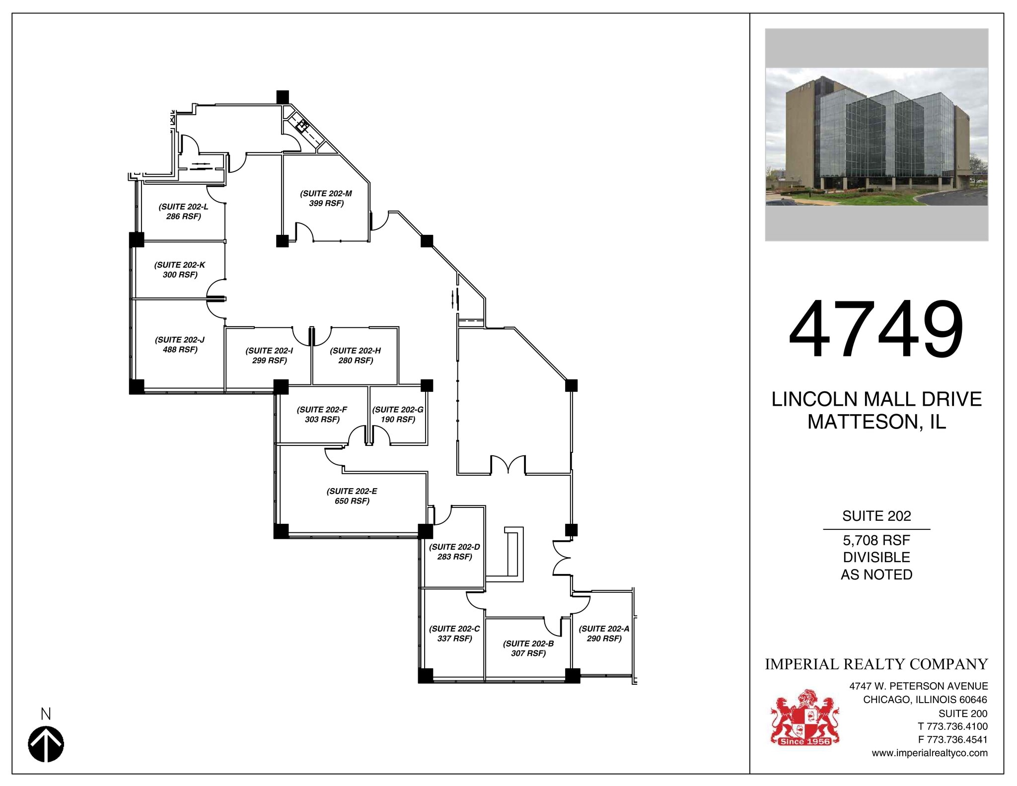 4749 Lincoln Mall Dr, Matteson, IL à louer Plan de site– Image 1 sur 3