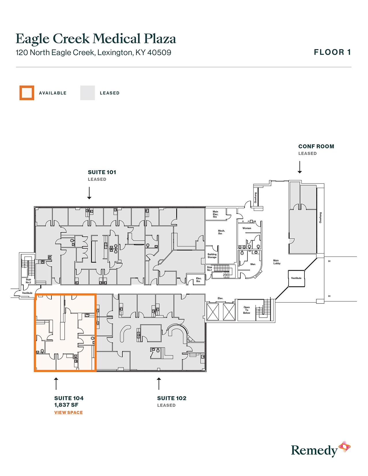 120 N Eagle Creek Dr, Lexington, KY à louer Plan d’étage– Image 1 sur 1