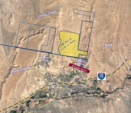 North of Mesquite, Mesquite, NV à vendre - Photo principale – Image 1 sur 3