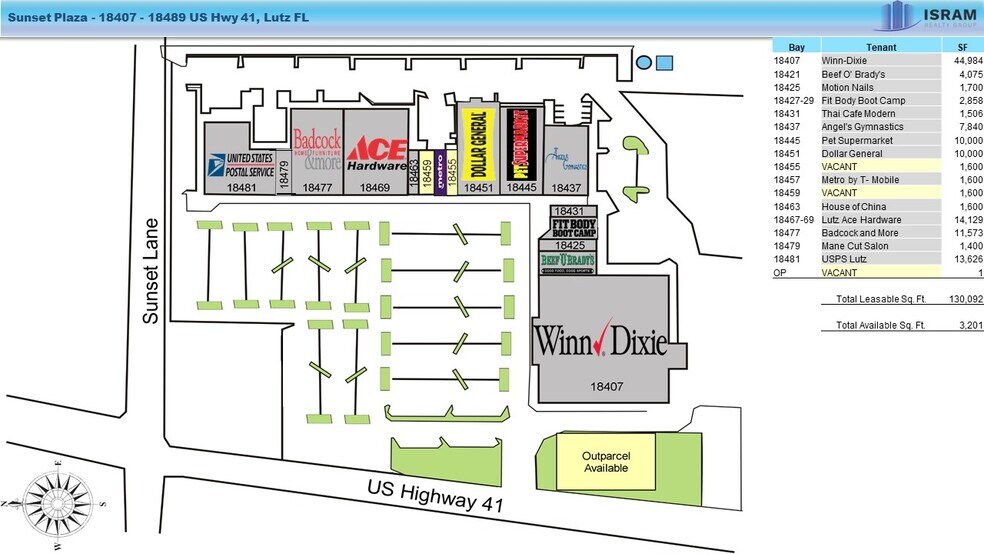 18407-18489 N Us Highway 41, Lutz, FL à louer - Plan de site – Image 3 sur 17