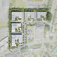 Cesson-Sévigné, IEV - Vue aérienne vue de carte
