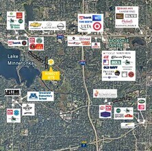 2301 Crosby Rd, Wayzata, MN - Vue aérienne vue de carte
