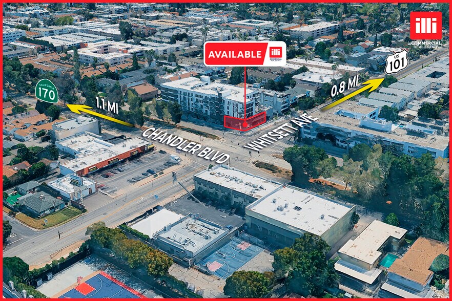 12444 Chandler Blvd, North Hollywood, CA à louer - Photo de l’immeuble – Image 1 sur 10