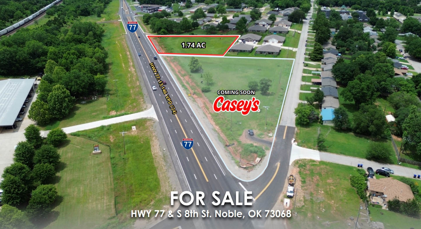 HWY 77 & S. 8th St, Noble, OK à vendre Aérien– Image 1 sur 4