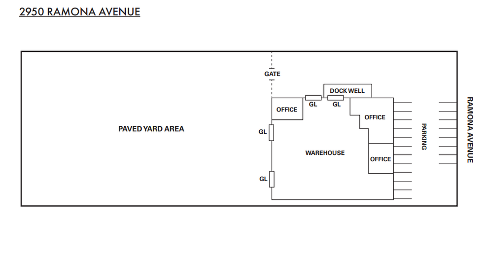 TWO INDUSTRIAL WAREHOUSE BUILDINGS portefeuille de 2 biens à vendre sur LoopNet.fr - Plan d’étage – Image 2 sur 3