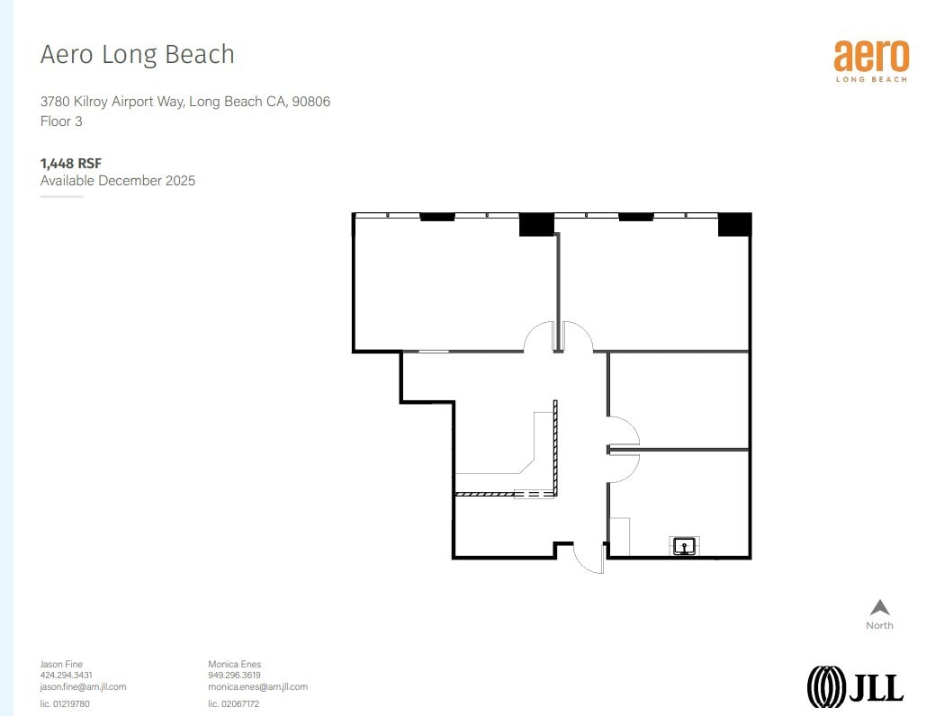 3900 Kilroy Airport Way, Long Beach, CA à louer Plan d’étage– Image 1 sur 1