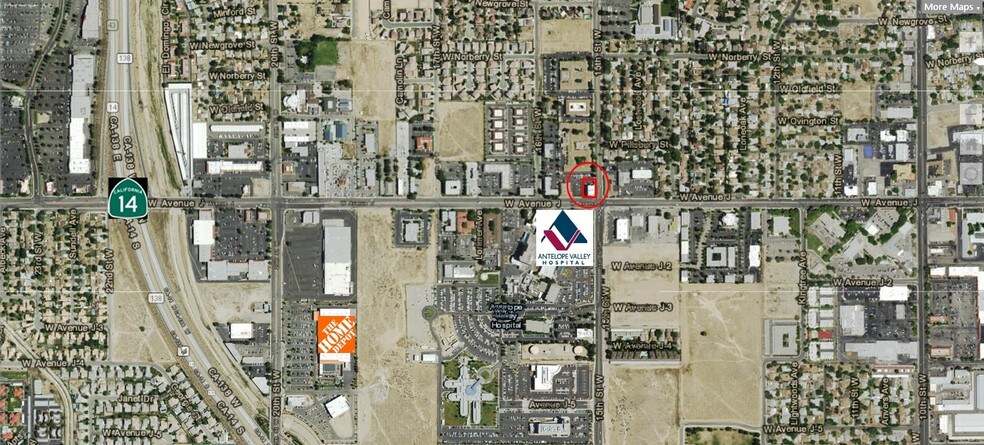 1505 W Avenue J, Lancaster, CA à louer - Aérien – Image 2 sur 4