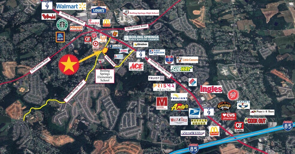 770 Double Bridge Rd, Boiling Springs, SC à vendre - Photo de l’immeuble – Image 2 sur 3