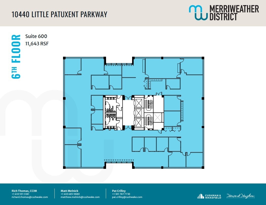10480 Little Patuxent Pky, Columbia, MD à louer Plan d’étage– Image 1 sur 1