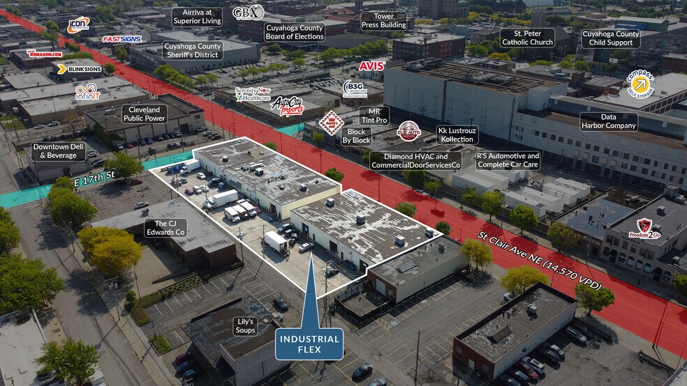 1657 Saint Clair Ave NE, Cleveland, OH à vendre - Photo de l’immeuble – Image 3 sur 6