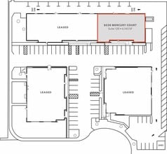 8228 Mercury Ct, San Diego, CA à louer Plan de site– Image 2 sur 2