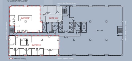 111 W Saint John St, San Jose, CA à louer Plan d’étage– Image 1 sur 1