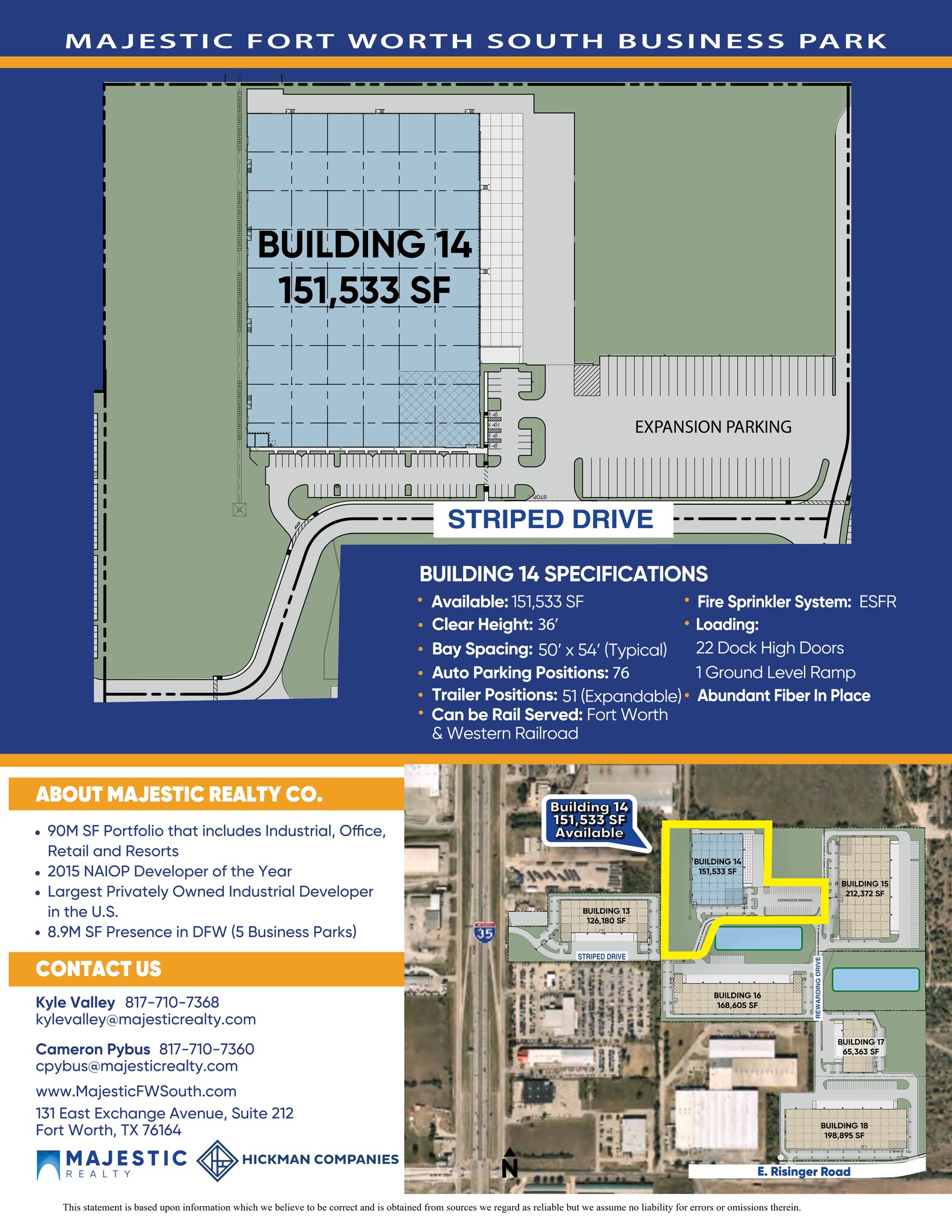201 Striped Dr - Building 14, Fort Worth, TX à louer Plan de site– Image 1 sur 6