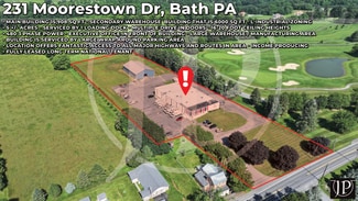 Plus de détails pour 231 Moorestown Dr, Bath, PA - Industriel/Logistique à vendre