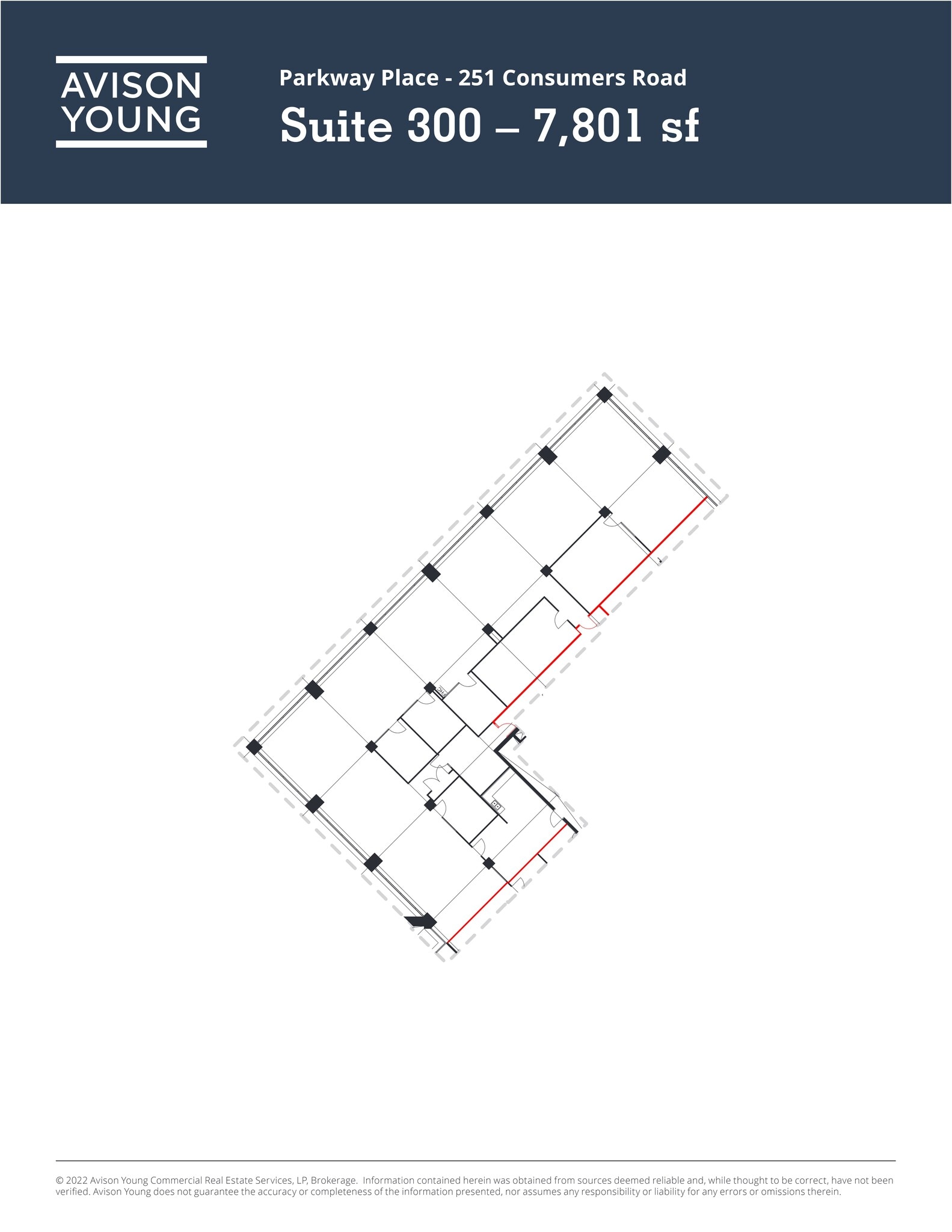 245 Consumers Rd, Toronto, ON à louer Plan de site– Image 1 sur 1