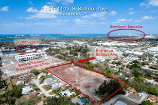 Plus de détails pour 4101-4103 S School Ave, Sarasota, FL - Terrain à vendre