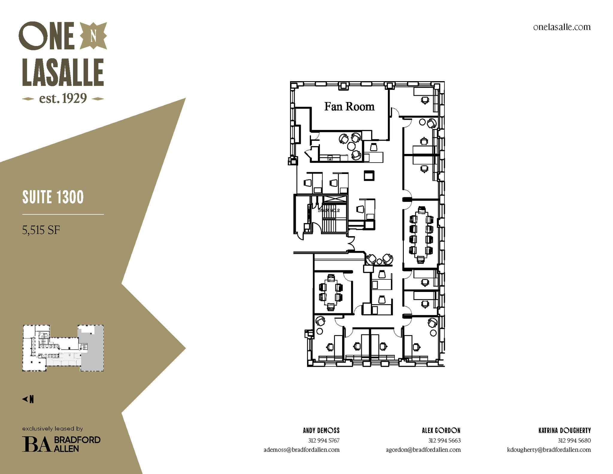1 N La Salle St, Chicago, IL à louer Plan d’étage– Image 1 sur 1