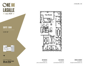 1 N La Salle St, Chicago, IL à louer Plan d’étage– Image 1 sur 1
