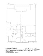 4655 W McDowell Rd, Phoenix, AZ à louer Plan d’étage– Image 1 sur 1