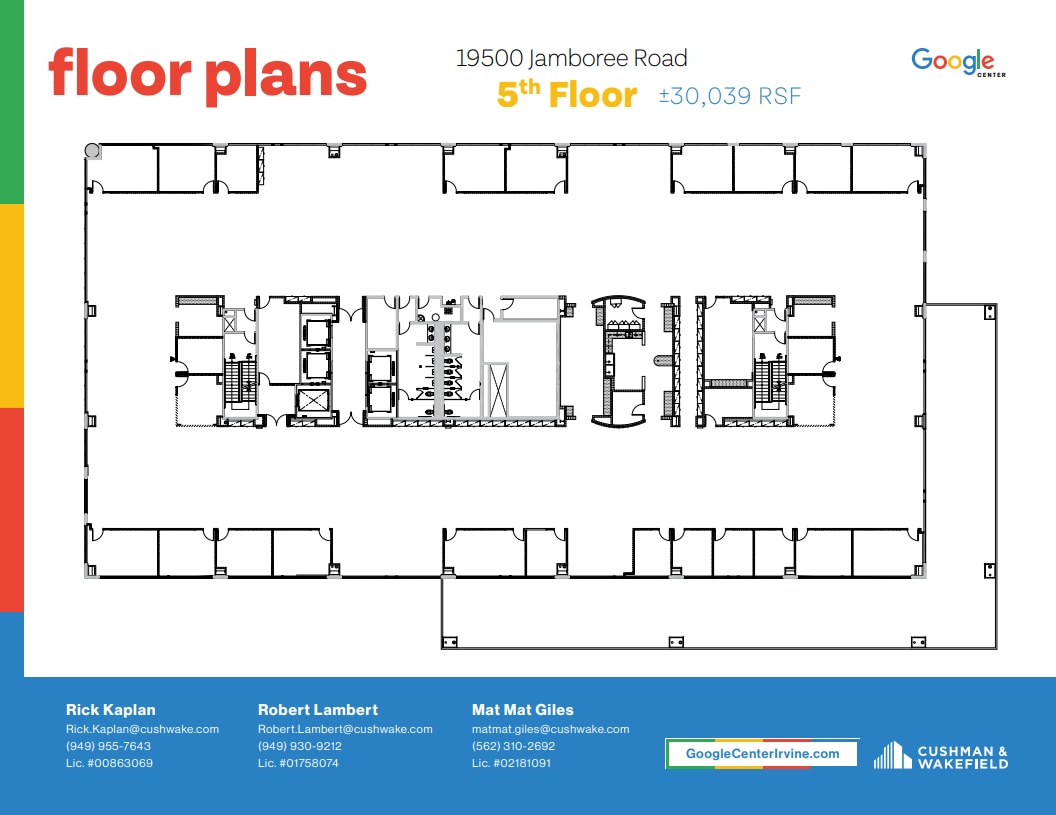 19520 Jamboree Rd, Irvine, CA à louer Plan d’étage– Image 1 sur 1