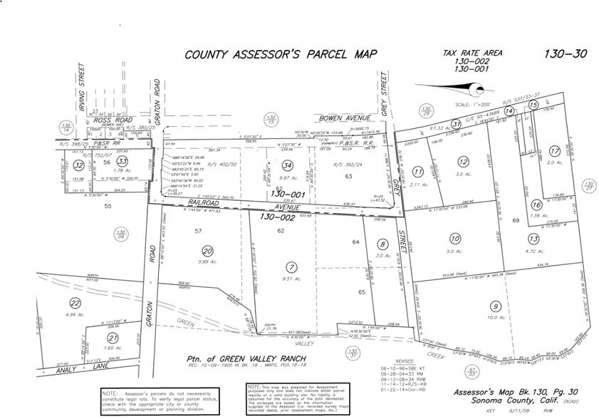 9119 Graton Rd, Graton, CA à louer - Plan cadastral – Image 3 sur 4