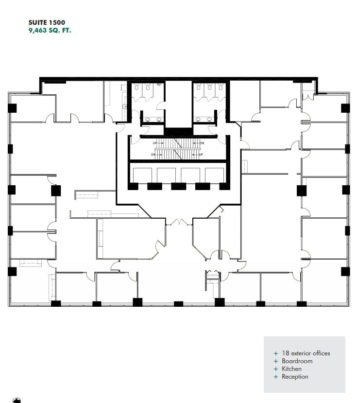 736 6th Ave SW, Calgary, AB à louer Plan d’étage– Image 1 sur 1