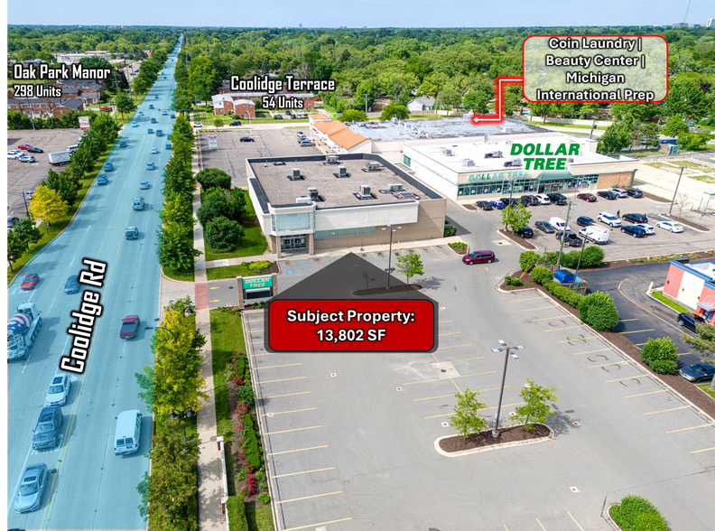 13550 W 9 Mile Rd, Oak Park, MI à louer - Photo de l’immeuble – Image 3 sur 4