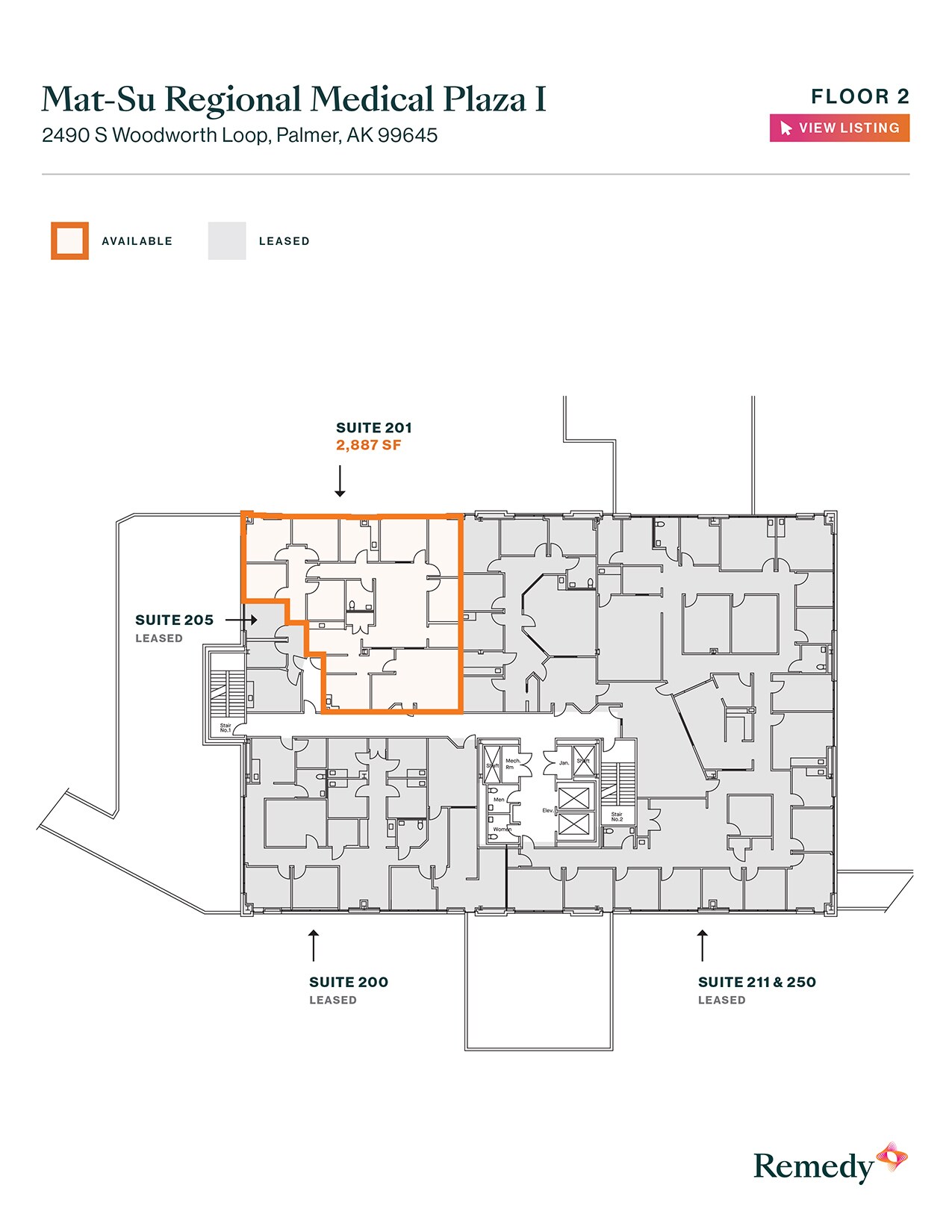 2490 S Woodworth Loop, Palmer, AK à louer Plan d’étage– Image 1 sur 1