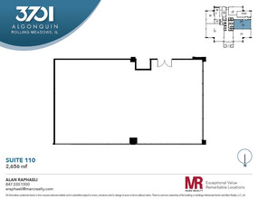 3701 Algonquin Rd, Rolling Meadows, IL à louer Plan d’étage– Image 1 sur 1