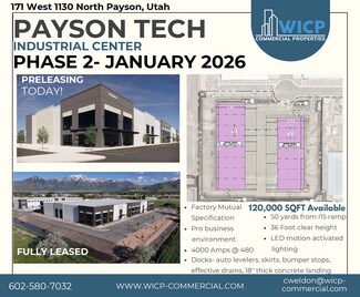 Plus de détails pour 9434 S 3200 St W, Payson, UT - Industriel/Logistique à louer