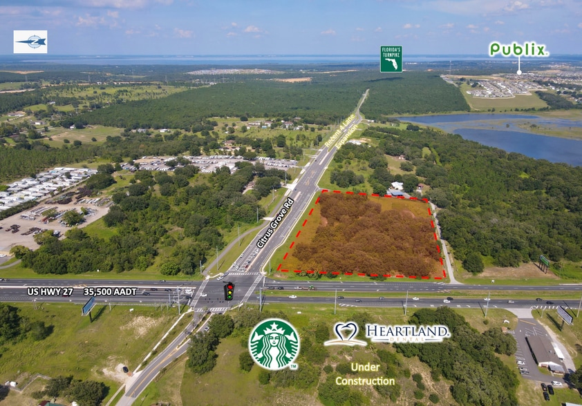 N Hwy 27 & Citrus Grove Rd, Minneola, FL à louer - Aérien – Image 2 sur 3