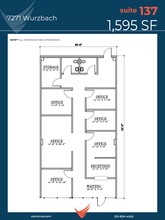 7271 Wurzbach Rd, San Antonio, TX à louer Plan de site– Image 1 sur 1