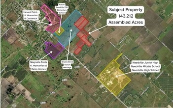 Roesler Rd, Needville, TX - Vue aérienne  vue de carte - Image1