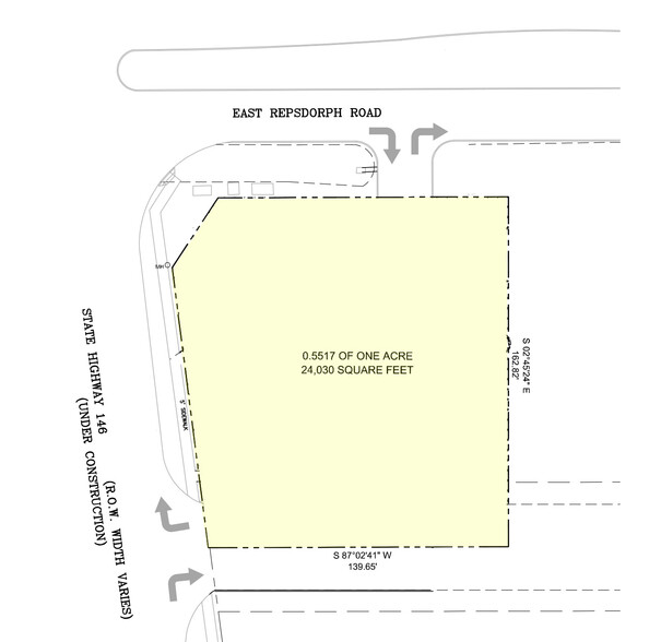 0 Highway 146, Seabrook, TX à louer - Plan de site – Image 2 sur 5