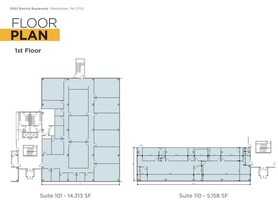 3001 Emrick Blvd, Bethlehem, PA à louer Plan d’étage– Image 1 sur 1