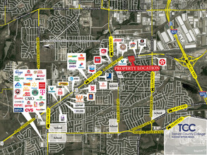 510-548 S Saginaw Blvd, Saginaw, TX - VUE AÉRIENNE  vue de carte