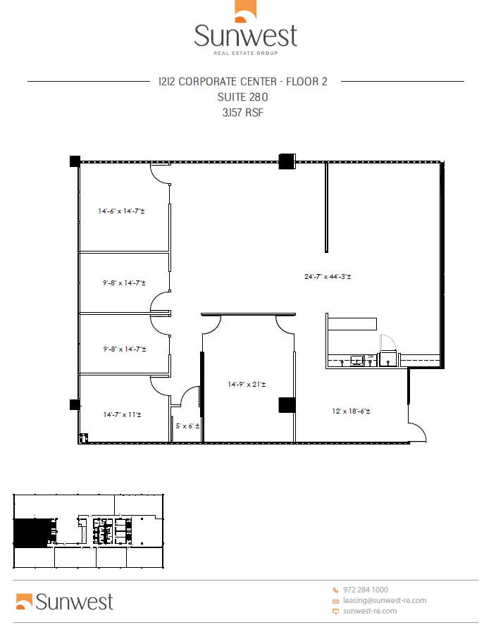 1212 Corporate Dr, Irving, TX à louer Plan d’étage– Image 1 sur 1